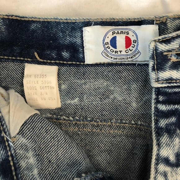 Vintage Acid Wash Denim Skirt - Picture 2 of 3